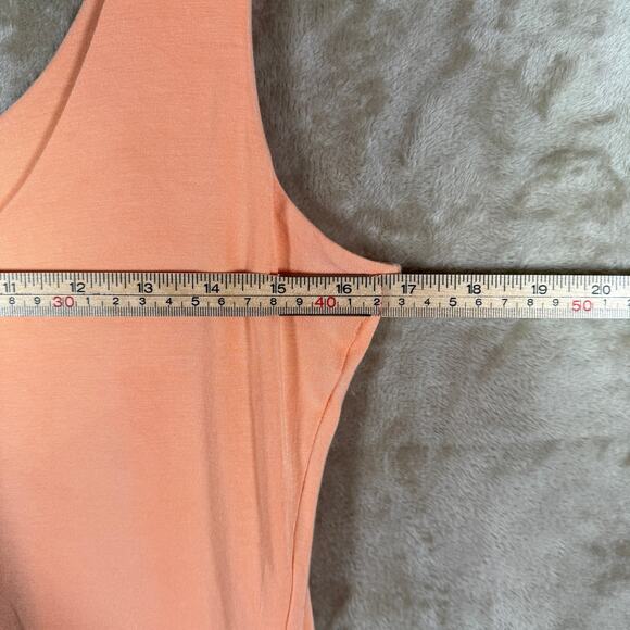 Athleta Santorini Midi Dress Cactus Peach Travel Athleisure Performance | Large - Picture 8 of 8